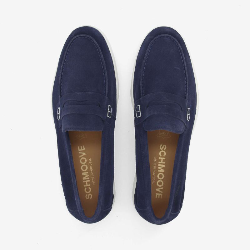 YACHT LOAFER M - SUEDE - BLEU